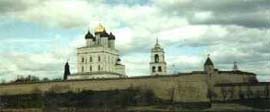 Kremlin is a heart of Pskov
